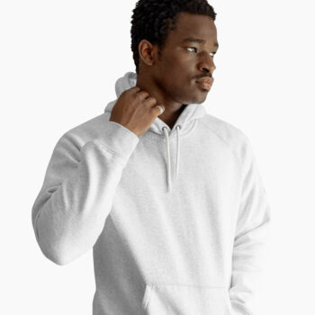 Men White Hoodie
